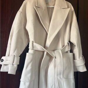 Ever New Cream Belted Trench Coat